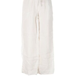J. Crew White Linen Pants Size Extra Small Tall